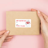 Cat Valentine's Day Gift Labels