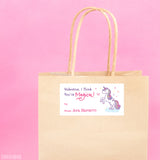 Unicorn "You're Magical!" Valentine's Day Gift Labels