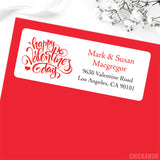 Happy Valentine's Day Address Labels