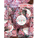 "Hope Your Christmas Really Pops" Labels