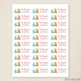 Nativity Scene Christmas Address Labels