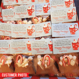 Happy Holidays Cocoa Paper Tags and Bags