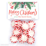 Watercolor Greenery Christmas Paper Tags and Bags