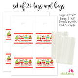 Christmas Train Paper Tags and Bags