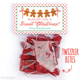 Gingerbread Christmas Paper Tags and Bags