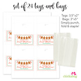 Gingerbread Christmas Paper Tags and Bags