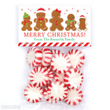 Gingerbread Family of 5 - Christmas Paper Tags and Bags