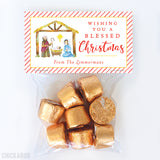 Nativity Christmas Paper Tags and Bags