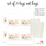 Nativity Christmas Paper Tags and Bags