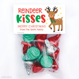 Reindeer Kisses Christmas Paper Tags and Bags