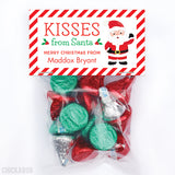 Kisses from Santa Christmas Paper Tags and Bags