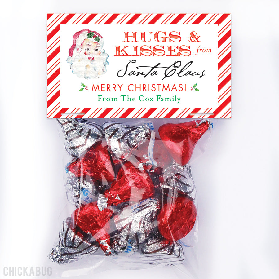 Personalized personalized-hugs-kisses-from-santa-claus-christmas-candy-bags-chickabug