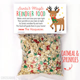 Reindeer Food Christmas Paper Tags and Bags