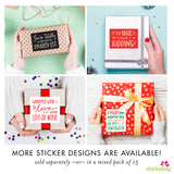 "Not A Regift Guaranteed" Christmas Gift Sticker