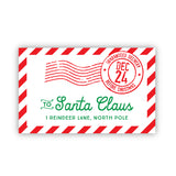 Letter to Santa Address Sticker