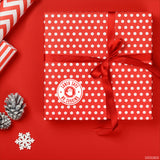 Santa Says No Shaking Sticker