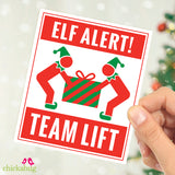 Elf Team Lift Sticker