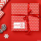 North Pole Postmark Sticker