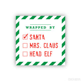 Wrapped By Santa Sticker