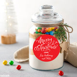 Calligraphy "Merry Christmas" Stickers