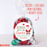 Kisses from Santa Christmas Labels