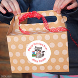 Happy Holidays Stickers - Festive Animals