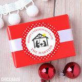 Nativity Scene Christmas Gift Stickers