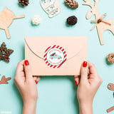 Vintage Truck Christmas Gift Stickers