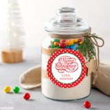 "Merry Christmas" Calligraphy Gift Stickers