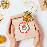 Wreath Christmas Gift Stickers