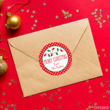 Christmas Lights Gift Stickers