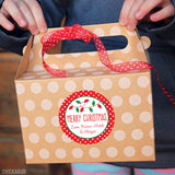 Christmas Lights Gift Stickers