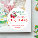 Vintage Christmas Cat Gift Labels