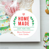 Home Made Christmas Gift Labels