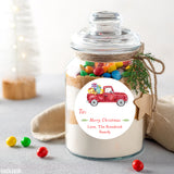 Vintage Truck Christmas Gift Labels