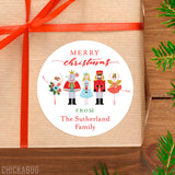 Nutcracker Ballet Christmas Gift Labels
