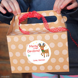 Reindeer Christmas Gift Labels