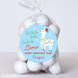 Fa La La Llama Christmas Stickers