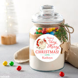 Old-Fashioned Santa Christmas Gift Labels