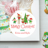 Santa's Elves Christmas Labels