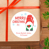 Christmas Gnome Gift Labels