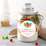 Season's Greetings Christmas Gift Labels