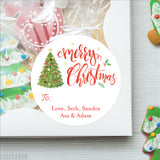 Christmas Tree Gift Labels