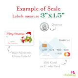 Snowman Christmas Gift Labels