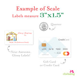 Watercolor Nativity Scene Christmas Gift Labels