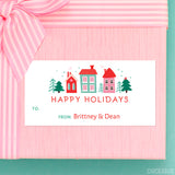 Christmas Village Gift Labels