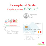 Watercolor Christmas Ornaments Christmas Gift Labels