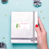 Pink Snowman Christmas Gift Labels