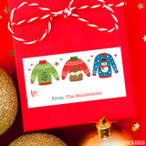 Christmas Sweaters Christmas Gift Labels