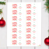"Merry and Bright" Christmas Gift Labels